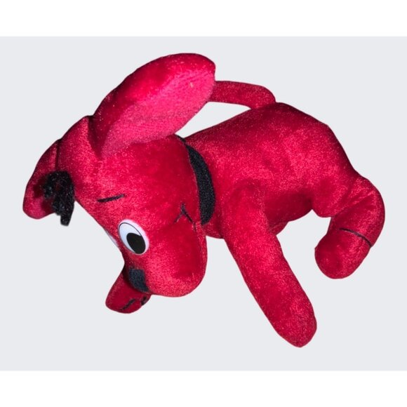 Clifford Big Red Dog Plush Bendable 6” Stuffed Animal Beanie- Scholastic - Picture 8 of 9
